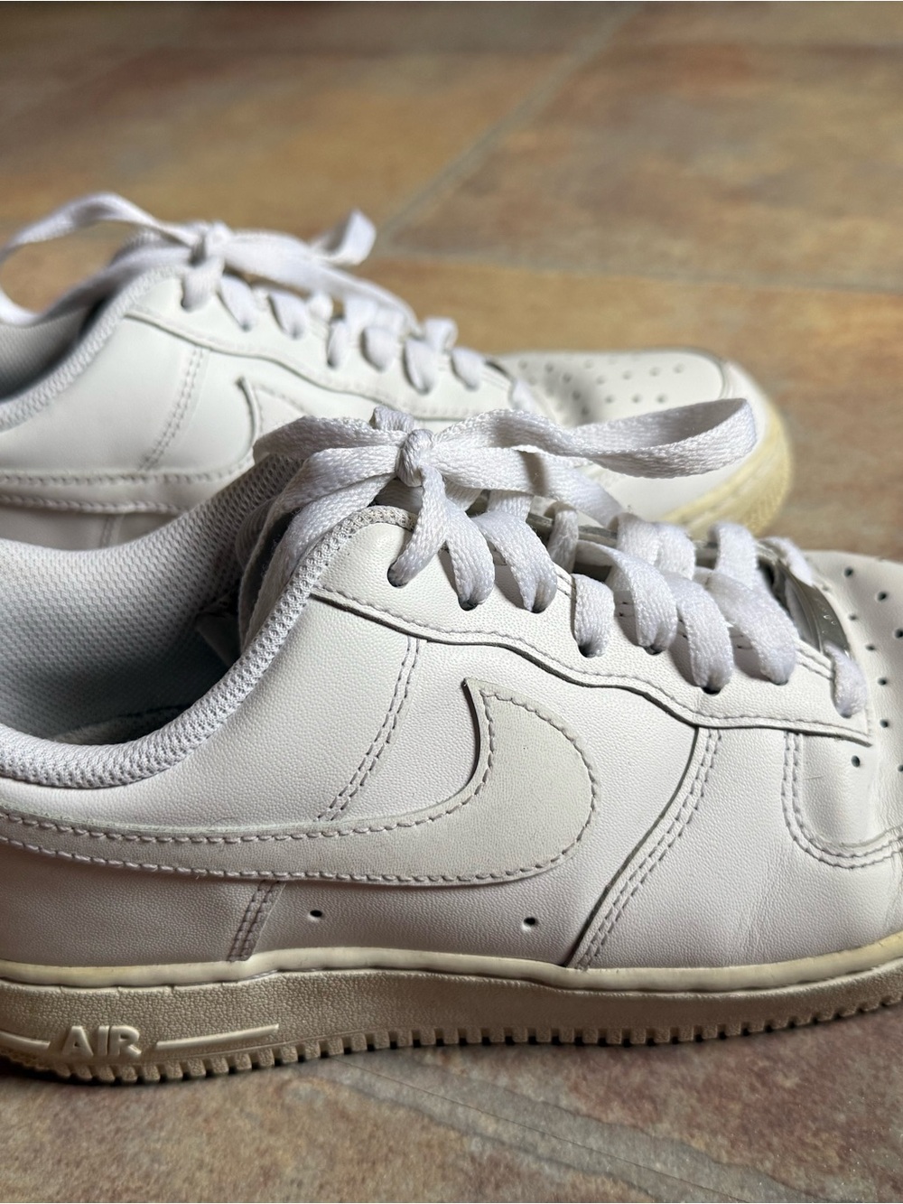 Nike Women’s White Low-Top Leather Sneakers